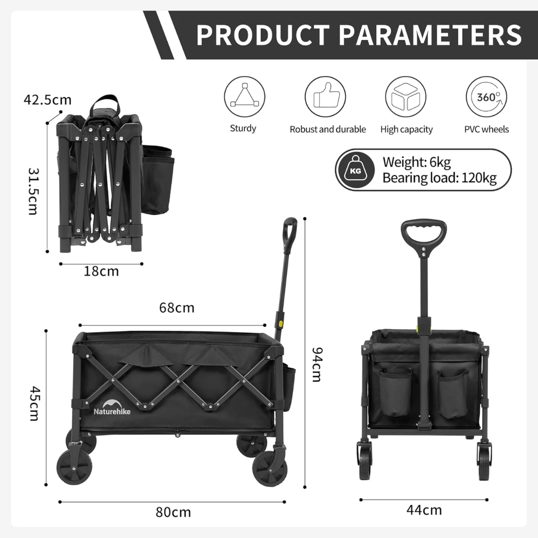 Naturehike Mini Lightweight Folding Trolley