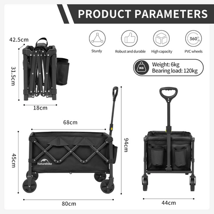 Naturehike Mini Lightweight Folding Trolley