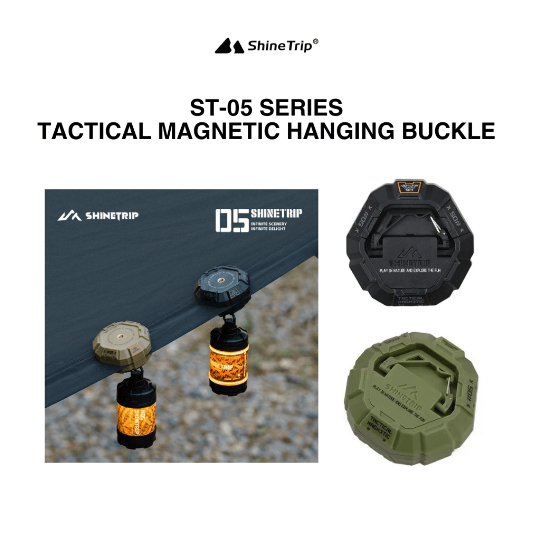 ShineTrip 05 Series Tactical Magnetic Buckles - Black
