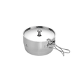 Campingmoon Three-Layer Steel Small Saucepan Pot