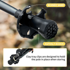 Naturehike Gale Pro Aluminum Five-Section Adjustable Folding Trekking Pole - 115-135cm (2pcs)