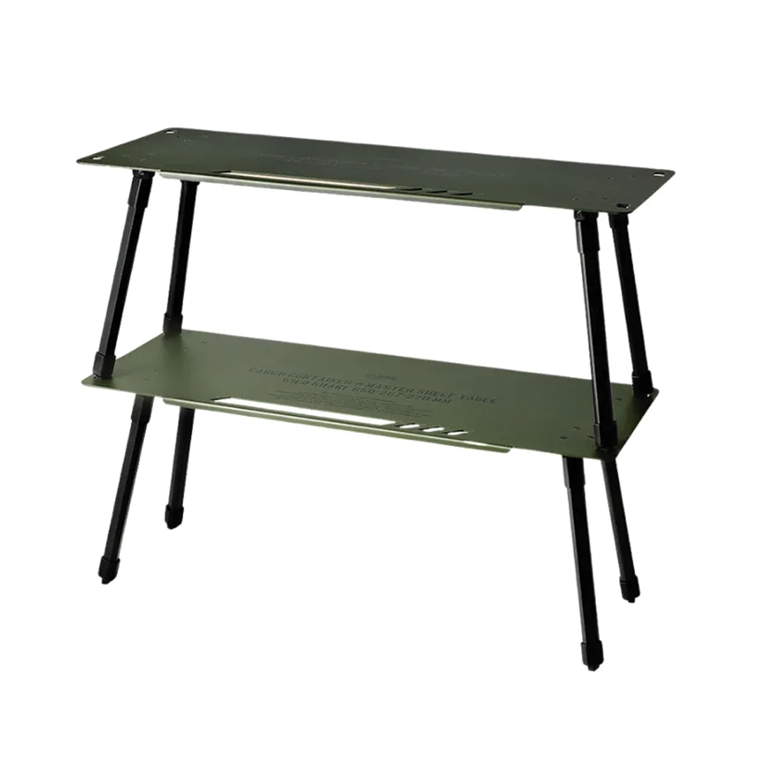 o*n様 CARGO MASTER SHELF TABLE CARGO CONTAINER Master Shelf Camping Table + Table Carry Bag