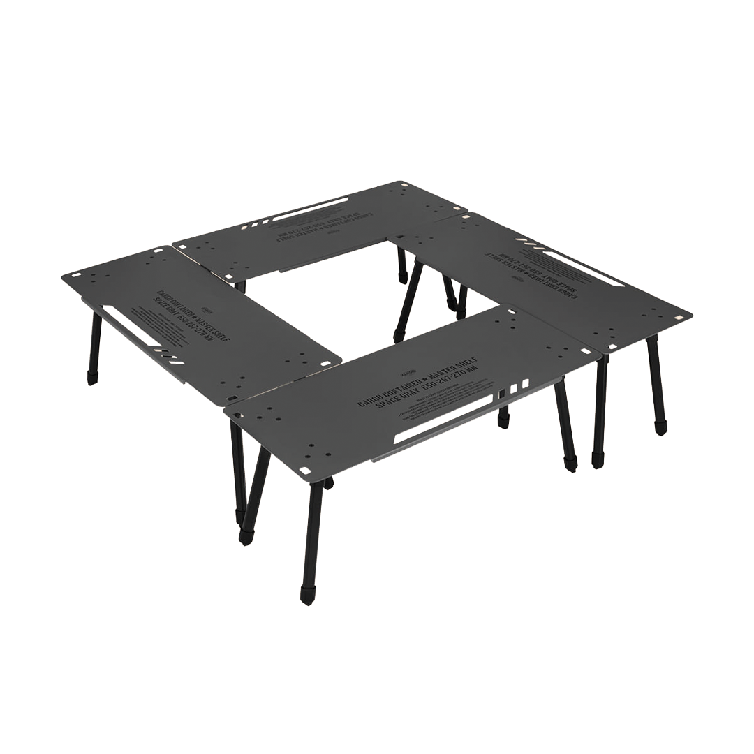 Cargo Container Master Shelf Camping Table - 2 Pieces – Montanic Cargo Container Master Shelf Camping Table - 2 Pieces – Montanic