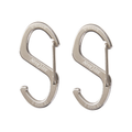 Nite Ize S-Biner Hook N Hold S Hook  2 Pack - Stainless Steel
