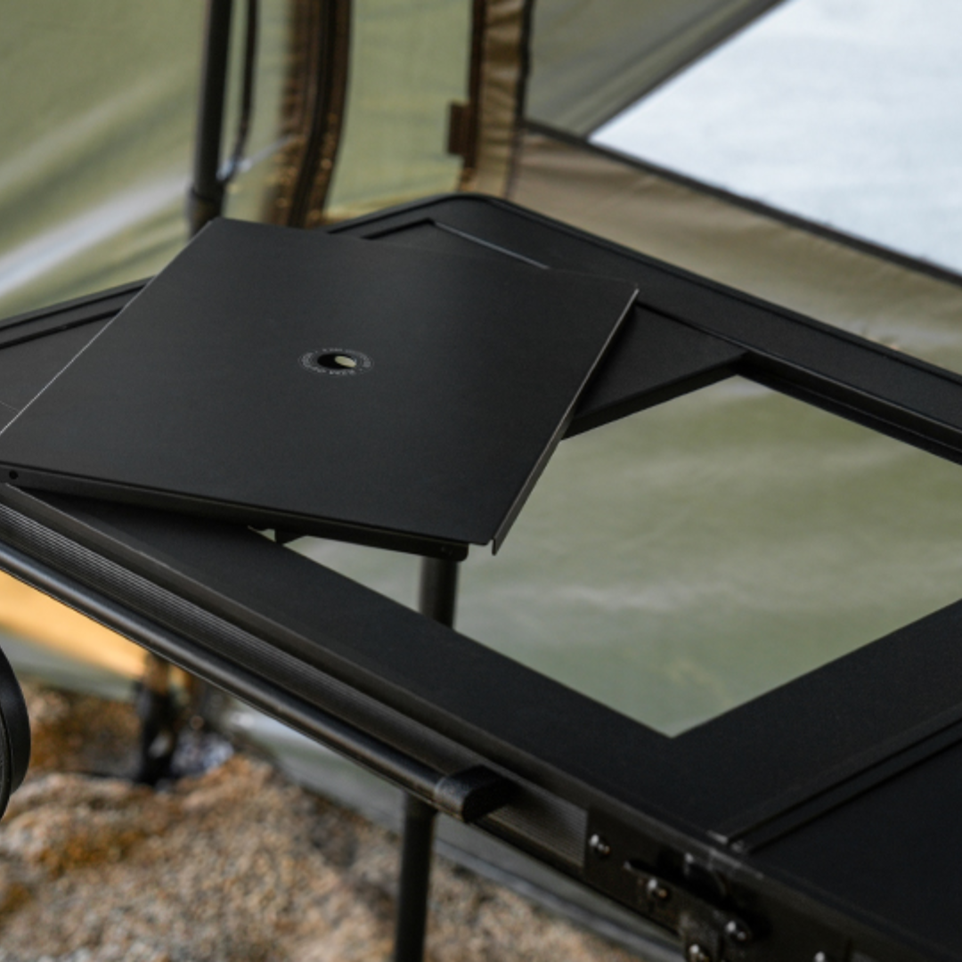 KZM Field Stove Table - Black