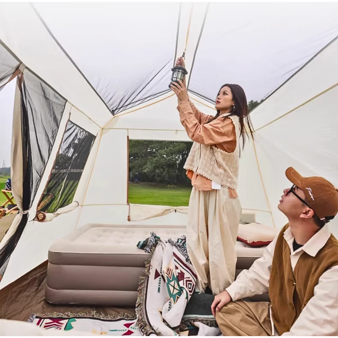 Stoic 6.0 Village Automatic Tent without Side Curtains - Black