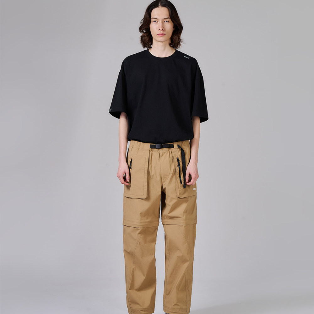 KZM Belted Two-Way Pants