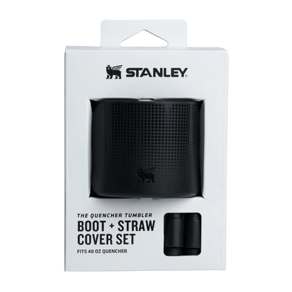 Stanley Quencher H2.0 40oz Silicone Tumbler Base + Straw Cover Set