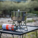 Campingmoon Three-Layer Steel Small Saucepan Pot