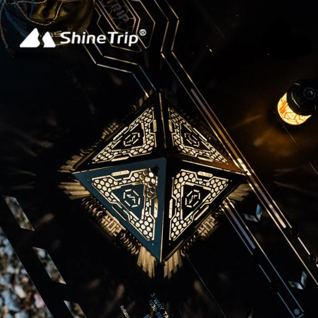ShineTrip #05 Series Pyramid Shaped Lampshade Black