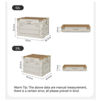 Naturehike Ling Yue Folding Storage Box - Beige Grey