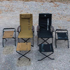 ShineTrip ST-05 Series Height-Adjustable Folding Stool with Armrest