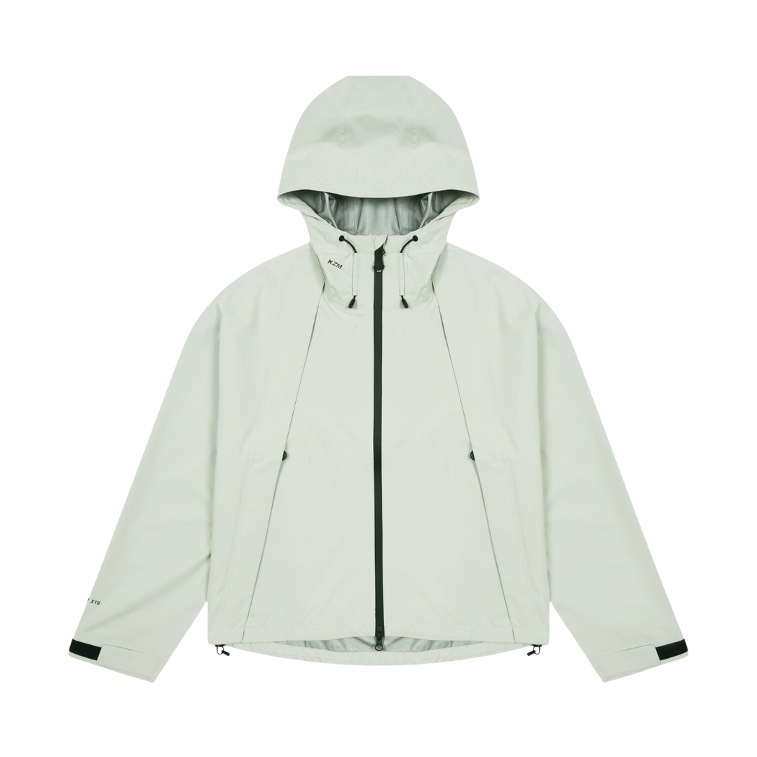 KZM Cutline X10 3 Layer Jacket - Light Grey