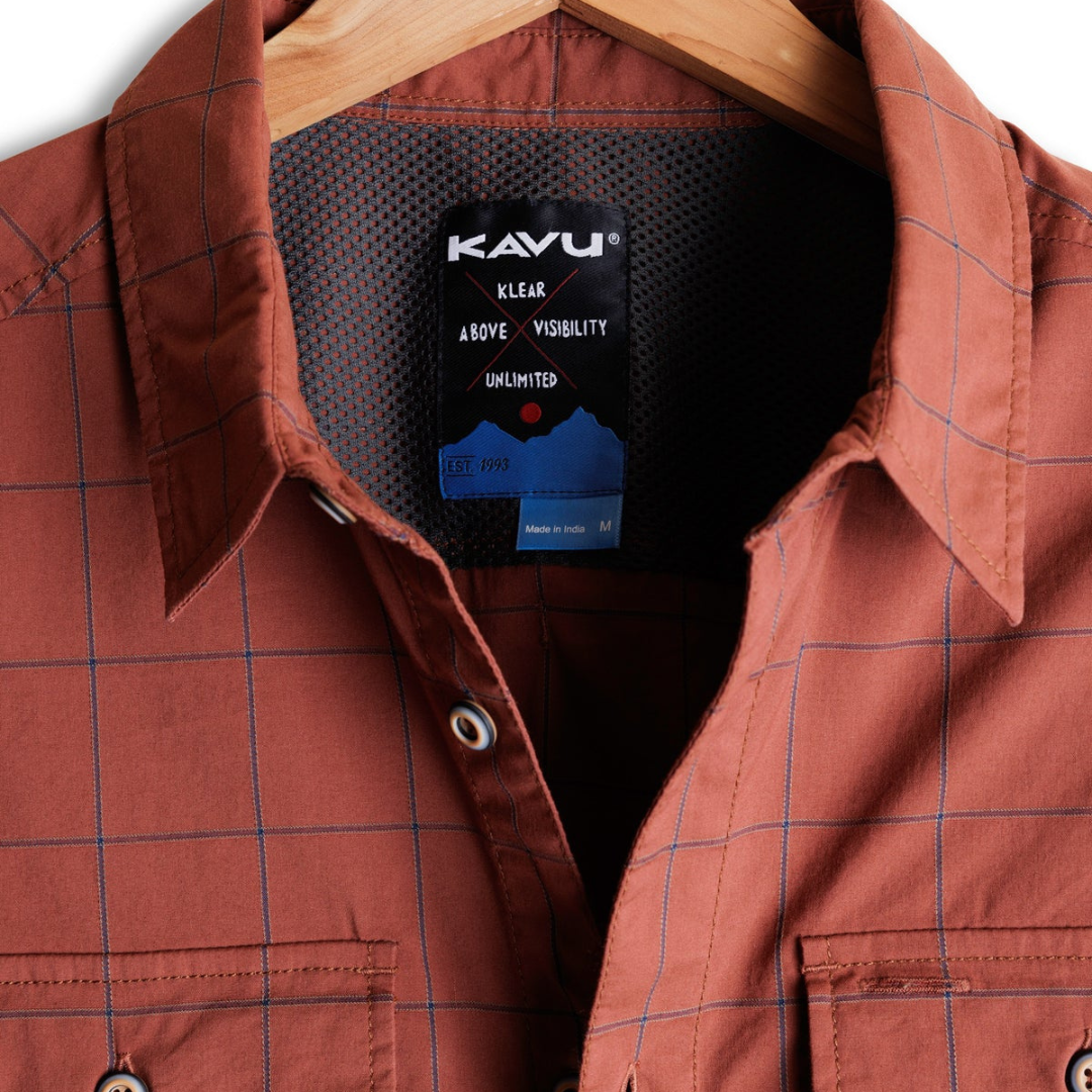 Kavu Shore Is Fun Short Sleeve Button-Up Shirt