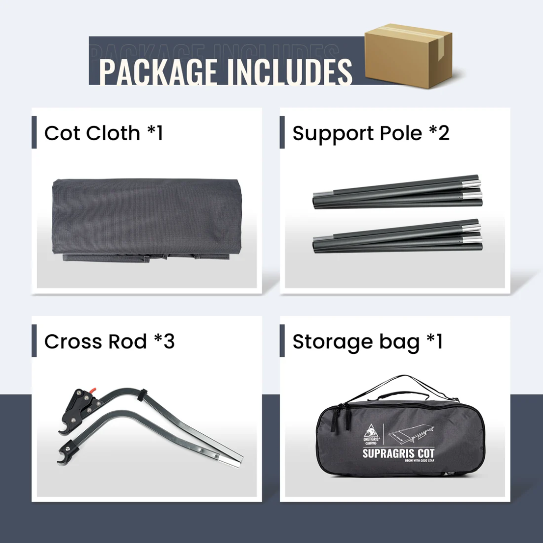 OneTigris Supragris Camping Cot