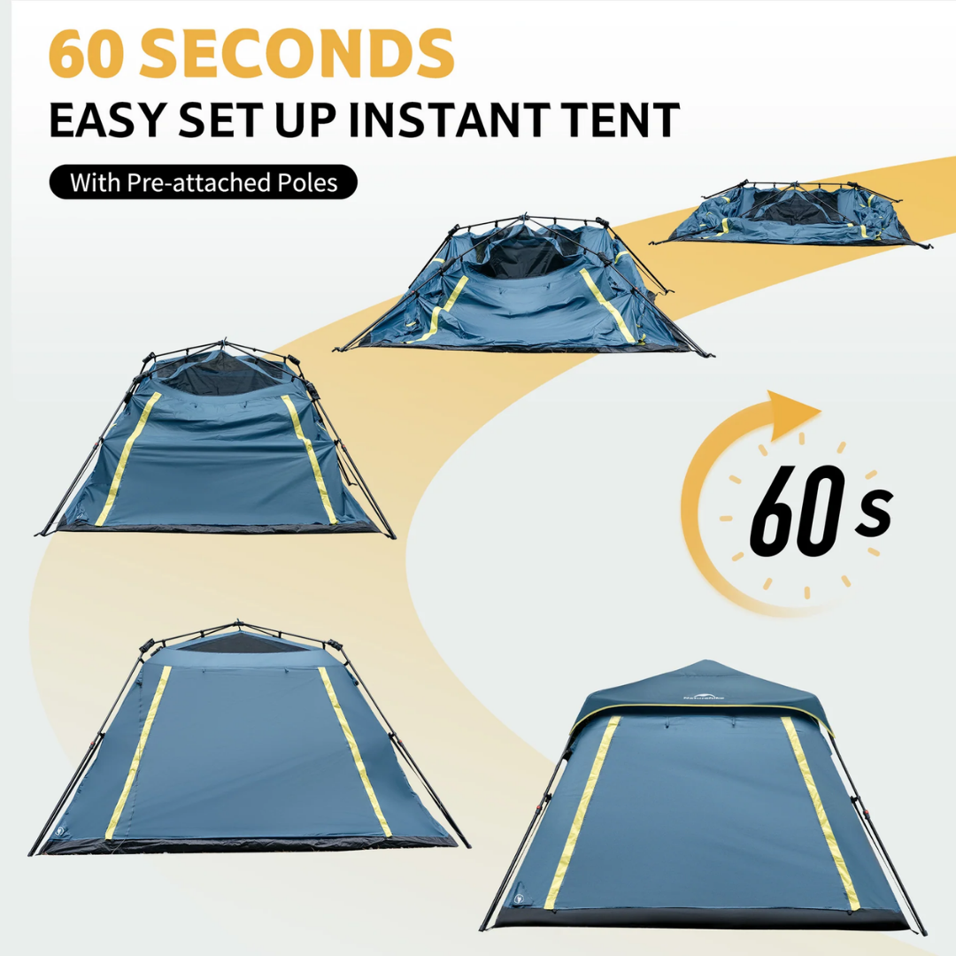 Naturehike Cape Lite Quick Opening Tent 6 People - Navy