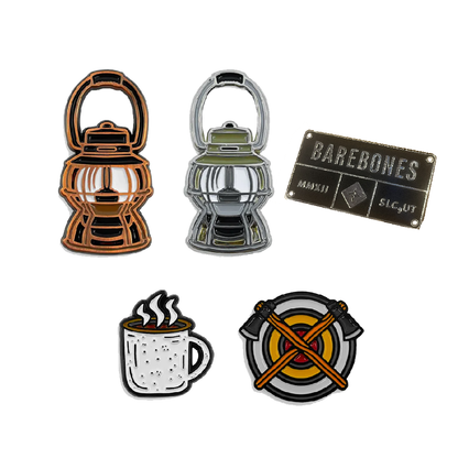 Barebones Enamel Pin