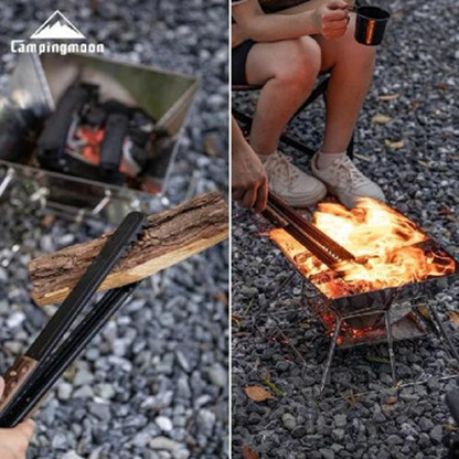 Campingmoon Carbon Tongs Barbecue Clip Clamps