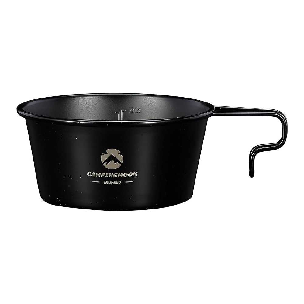 Campingmoon Stainless Steel Camping Bowl - Black
