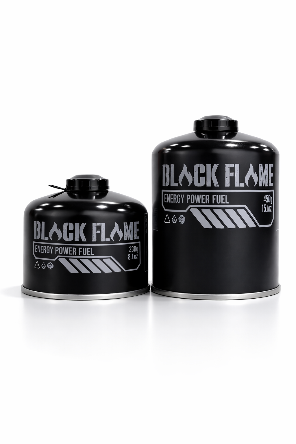 Black Flame Butane Gas Cartridge 230g 450g