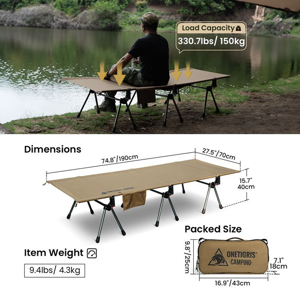 OneTigris Supranubis Camping Cot