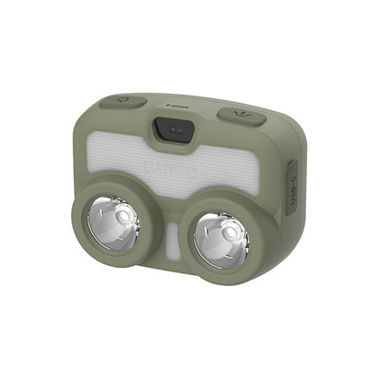 Claymore Heady 3 LED Lantern Rechargeable Headlamp - Khaki