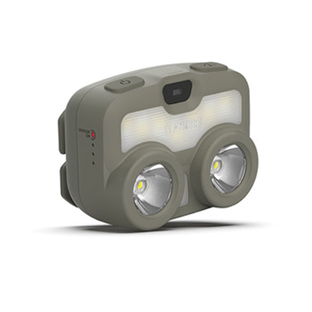 Claymore Heady 3 LED Lantern Rechargeable Headlamp - Khaki