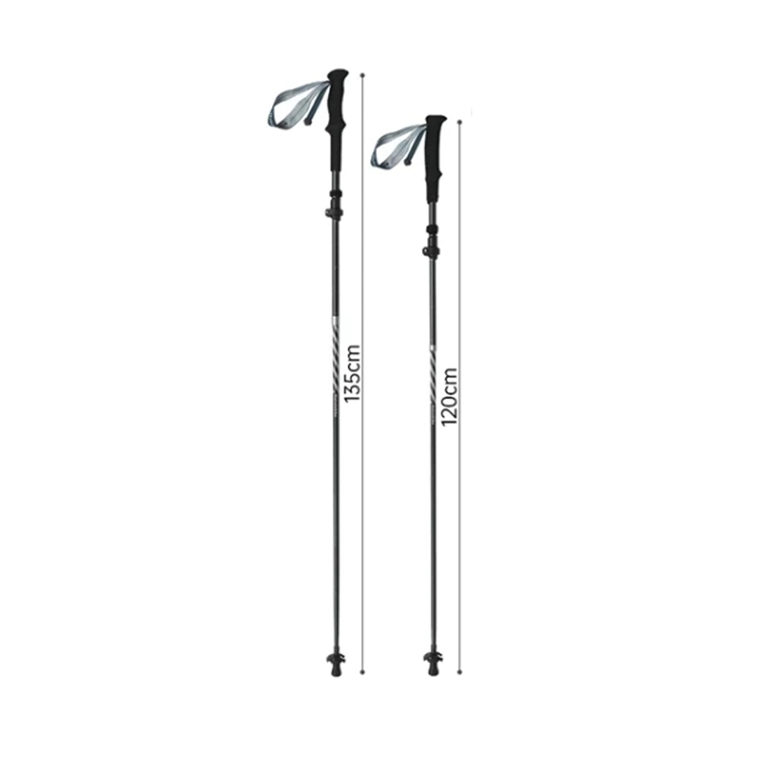 Naturehike Gale Pro Aluminum Five-Section Adjustable Folding Trekking Pole - 1pcs