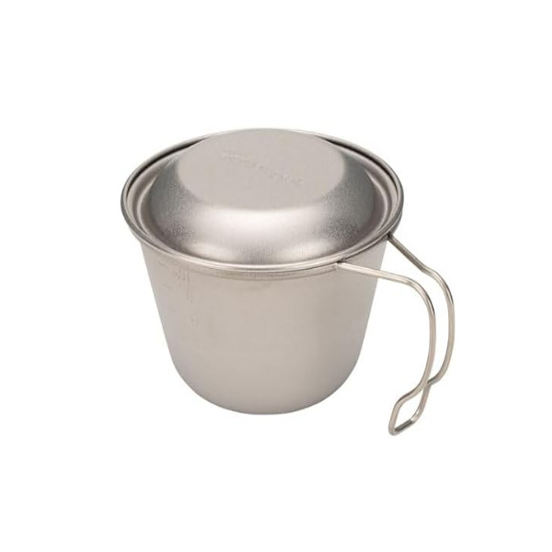 Snow Peak Deep Titanium Backpacker's Cup with Lid