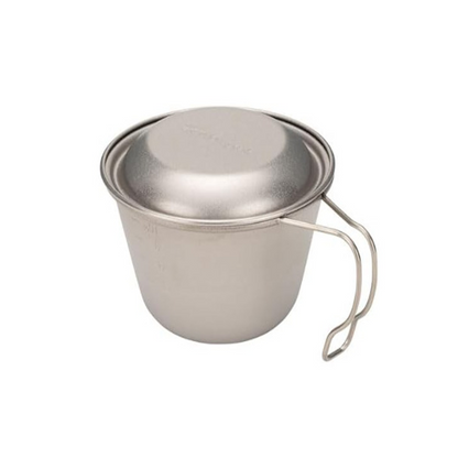 Snow Peak Deep Titanium Backpacker's Cup with Lid