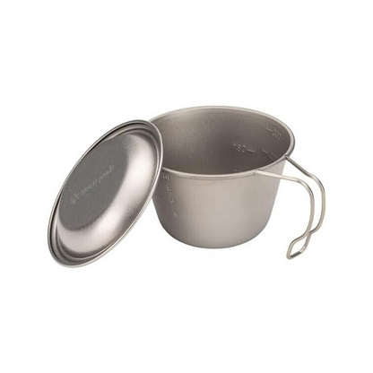 Snow Peak Deep Titanium Backpacker's Cup with Lid