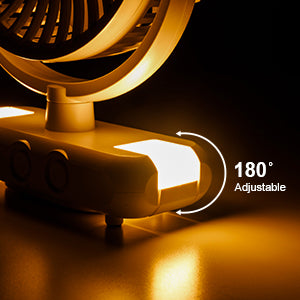 Lemoistar FC1 Multi Function 4000mAh Rechargeable Table Fan