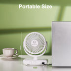 Lemoistar FC1 Multi Function 4000mAh Rechargeable Table Fan