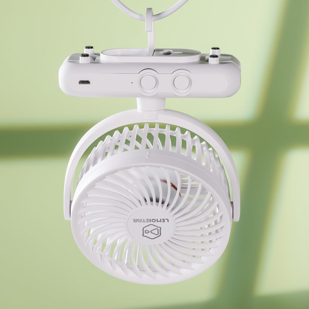 Lemoistar FC1 Multi Function 4000mAh Rechargeable Table Fan