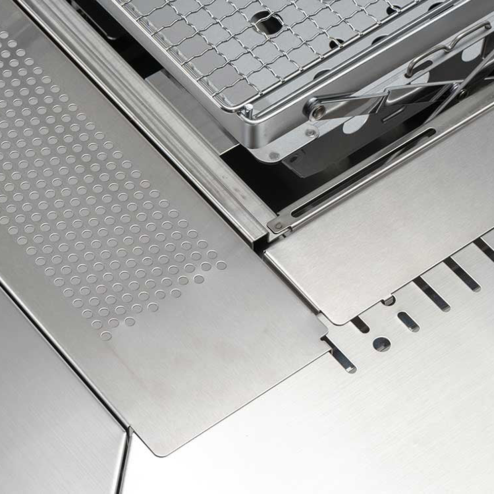 Snow Peak Jikaro Fire Ring Table 2-Unit Bridge – Montanic Snow Peak Jikaro Fire Ring Table 2-Unit Bridge – Montanic