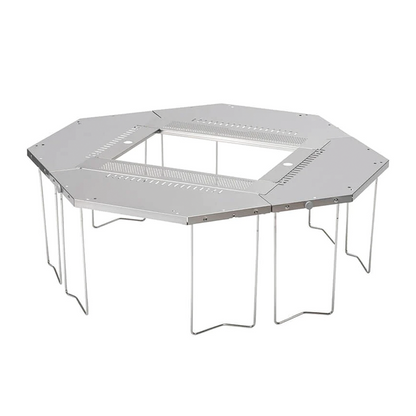 Snow Peak Jikaro Fire Ring Table 2-Unit Bridge