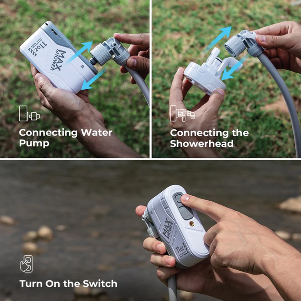 Flextail Max Rechargeable Instant Outdoor Shower