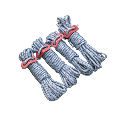 Campingmoon Reinforced Wear Resistant Polyster 4mm Wind Rope 4pcs/2pcs