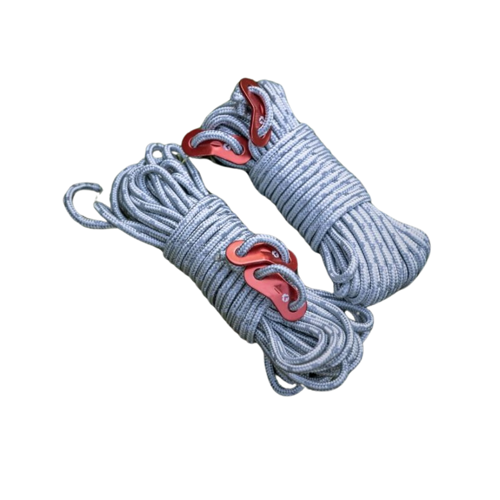 Campingmoon Reinforced Wear Resistant Polyster 4mm Wind Rope 4pcs/2pcs ...