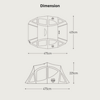 KZM Gotland Shell House Tent
