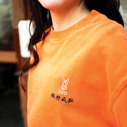 DoD Shanghai Bunny Orange Sweatshirt