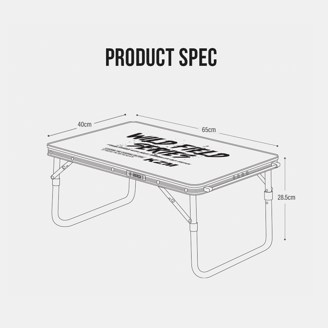 KZM Wild Field Mini Ground Table