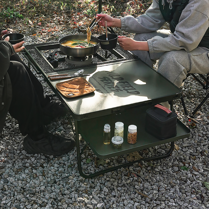 KZM Wild Field Low BBQ Table