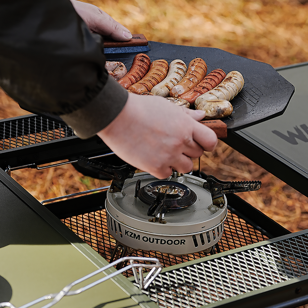 KZM Wild Field 3 Folding BBQ Table