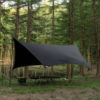 KZM Wild Field Hexa Tough Black Tarp