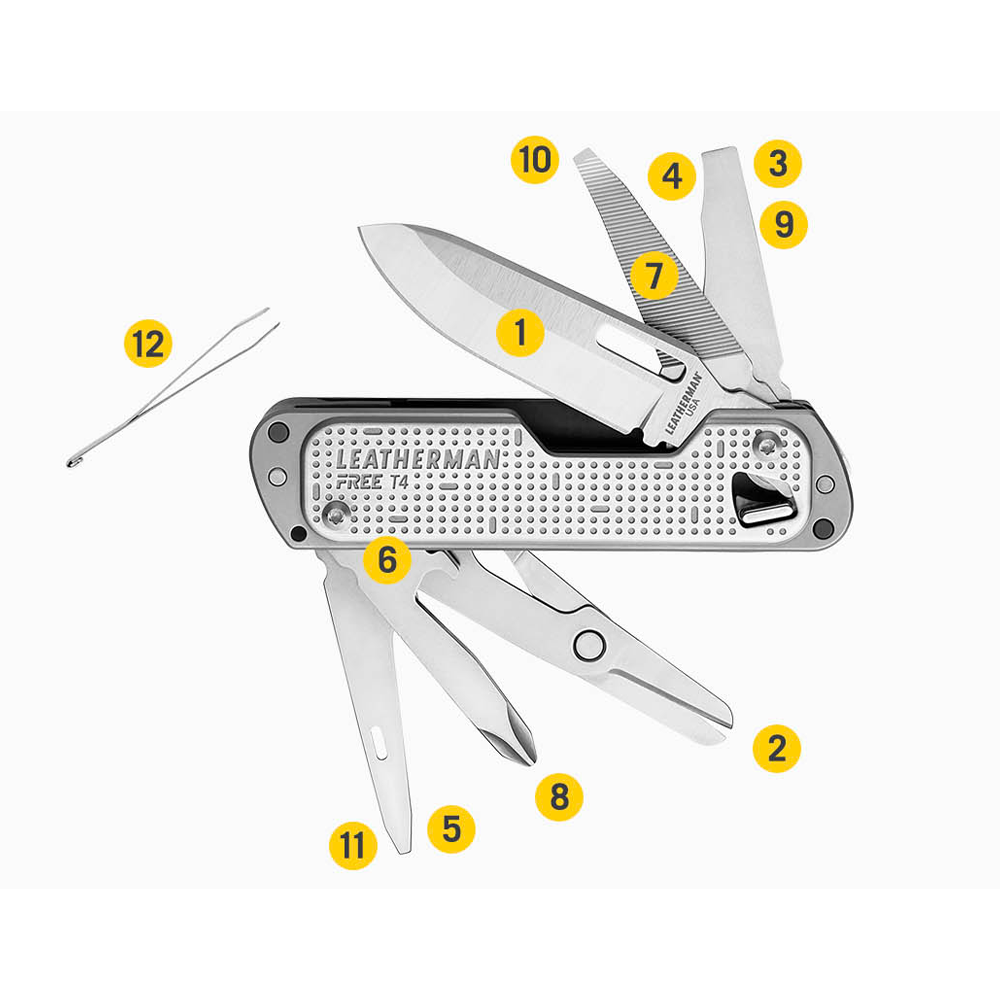 Leatherman Free™ T4 Multi-Tool - Arctic