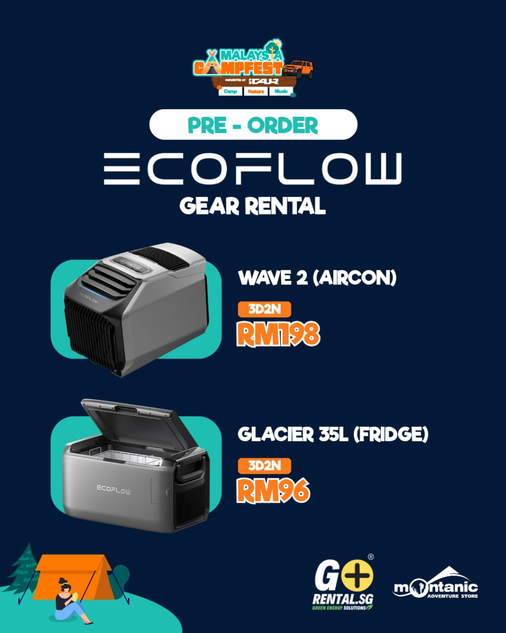 ECOFLOW Portable Battery [Rental Malaysia Campfest 2026]