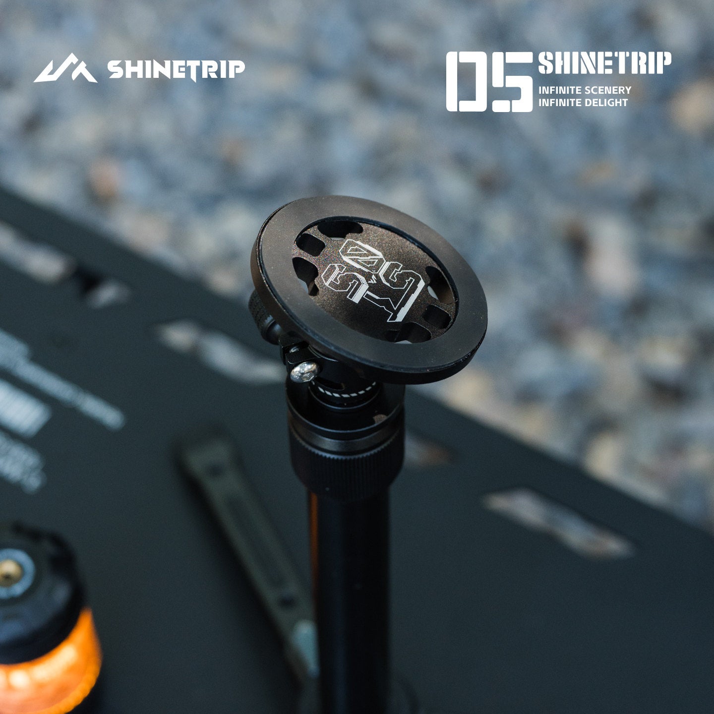 ShineTrip ST-05 Series Tactical Magnetic Base - Black
