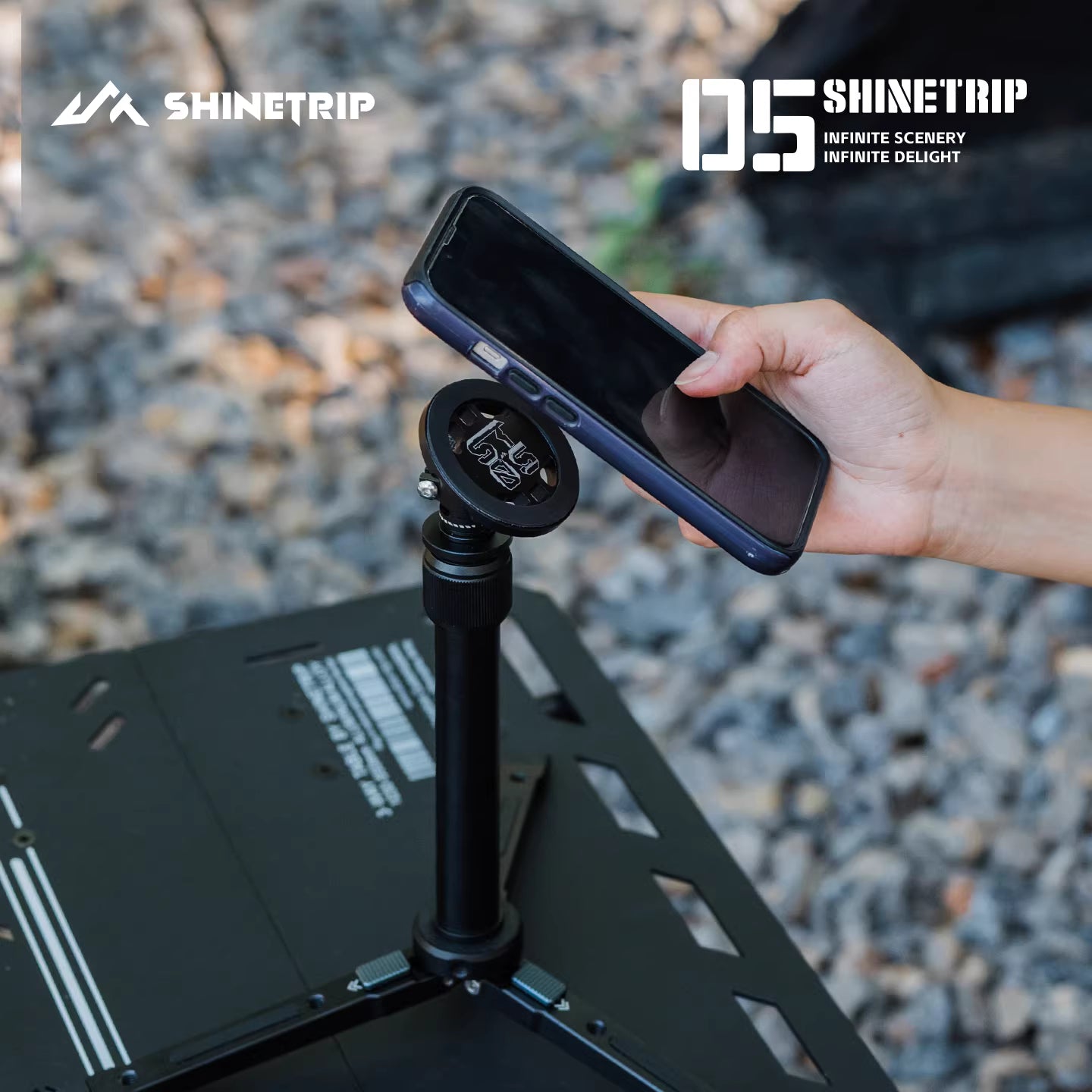 ShineTrip ST-05 Series Tactical Magnetic Base - Black