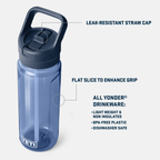 YETI Yonder® 25 OZ (750ml) Water Bottle with Color-Matched Yonder® Straw Cap